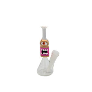 Bong Vidrio con Silicona Monstruo de un Ojo