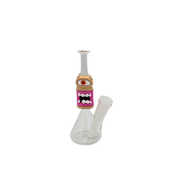 Bong Vidrio con Silicona Monstruo de un Ojo