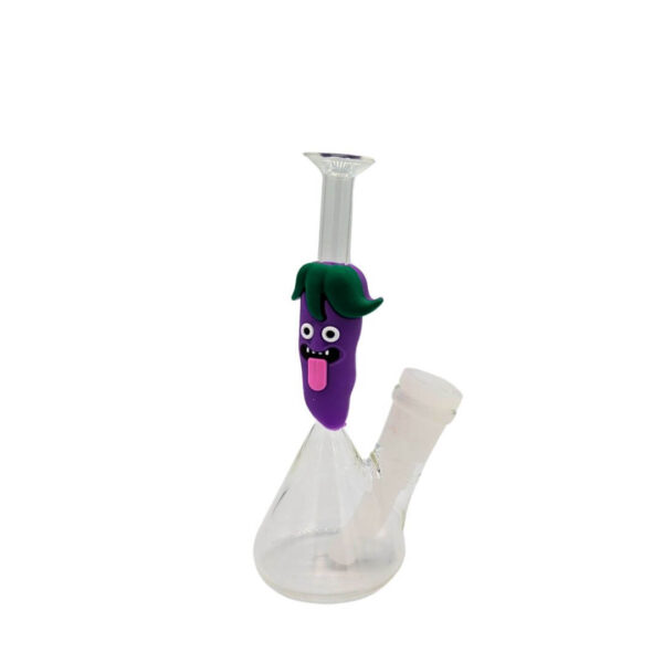Bong Vidrio con Silicona Pimiento Divertido