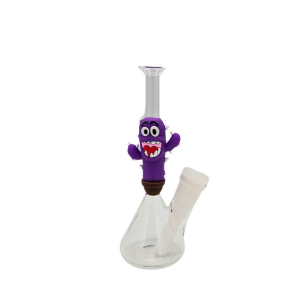 Bong Vidrio con Silicona Cactus Divertido