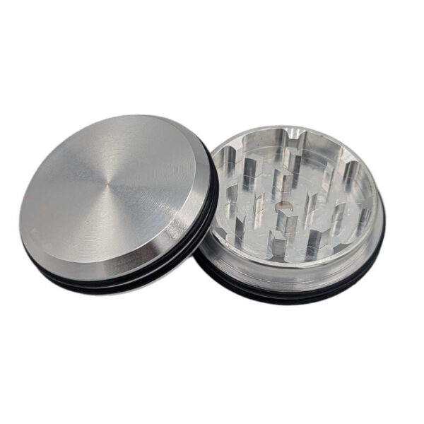 Grinder Aluminio Plano 55 mm | 2 Partes | Compacto - Imagen 2