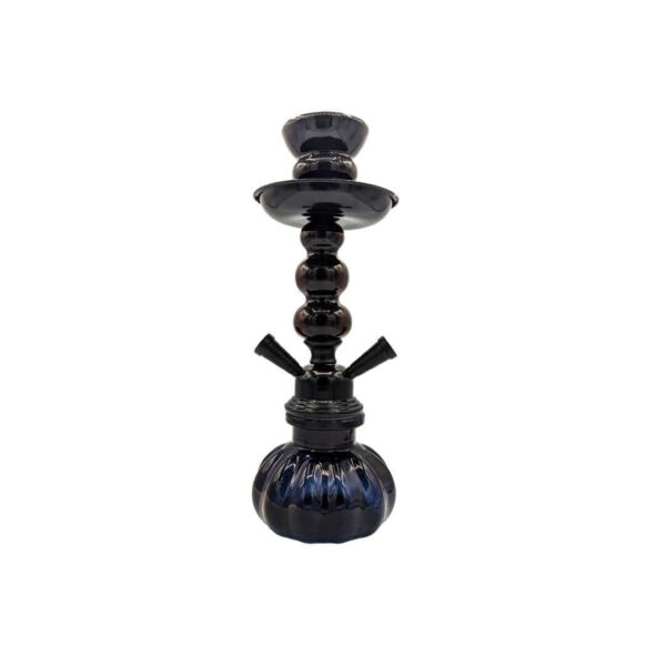 Hookah 2 Mangueras 28cm – Diseño Redondo 4 Colores - Imagen 2