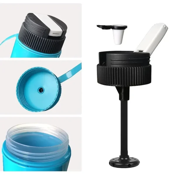 Termo Bong Portátil -16 cm con Boquilla Oculta - Imagen 2