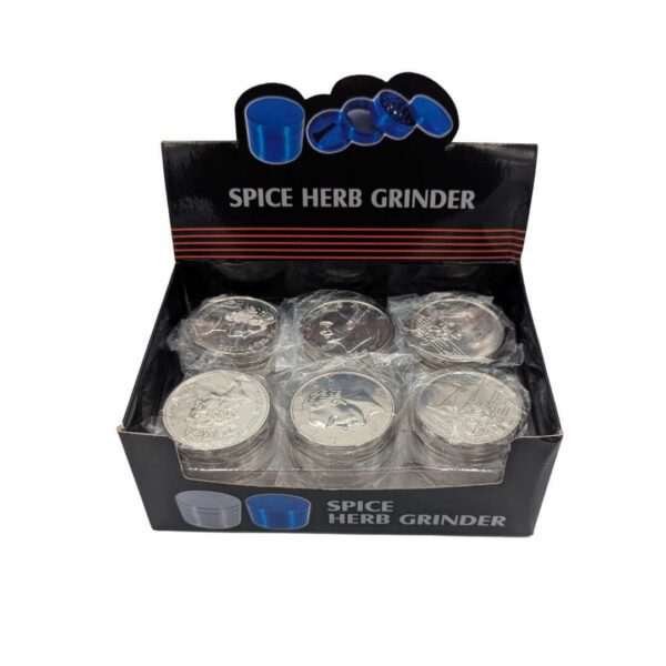 Grinder Camuflado 50 mm | 3 partes | Monedas - Imagen 3
