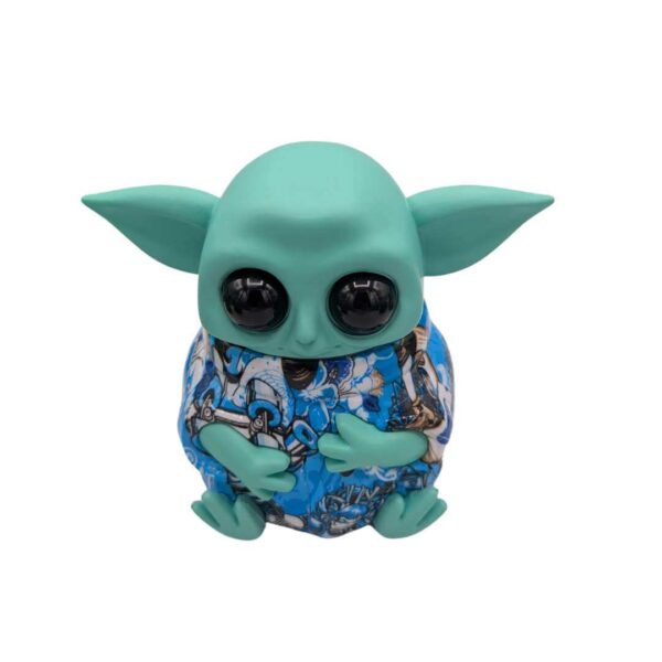 Grinder Baby Yoda-70 mm | 3 partes | Diseño Camuflado - Imagen 2