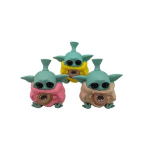 Bong de Silicona Baby Yoda