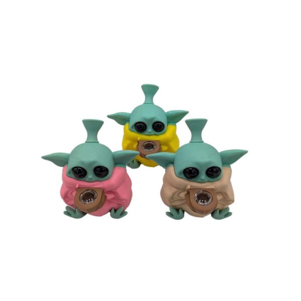 Bong de Silicona Baby Yoda