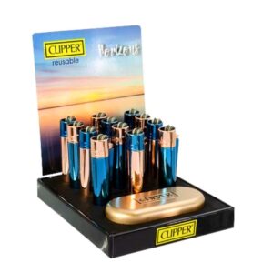 Clipper Metálico Horizons | Encendedor Premium Reutilizable