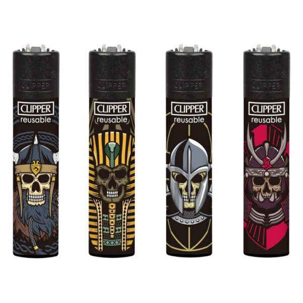 Clipper Guerreros Calaveras | Encendedores Reutilizables