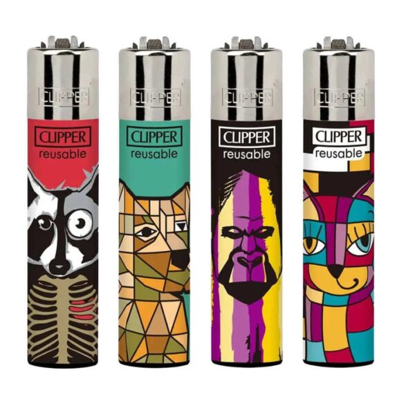 Clipper Animales Geométricos | Encendedores Reutilizables