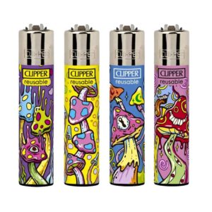 Clipper Hongos Psicodélicos | Encendedores Reutilizables