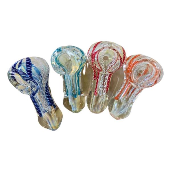 Pipa de Vidrio | 5-6 cm | Diseño  Multicolor - Imagen 3