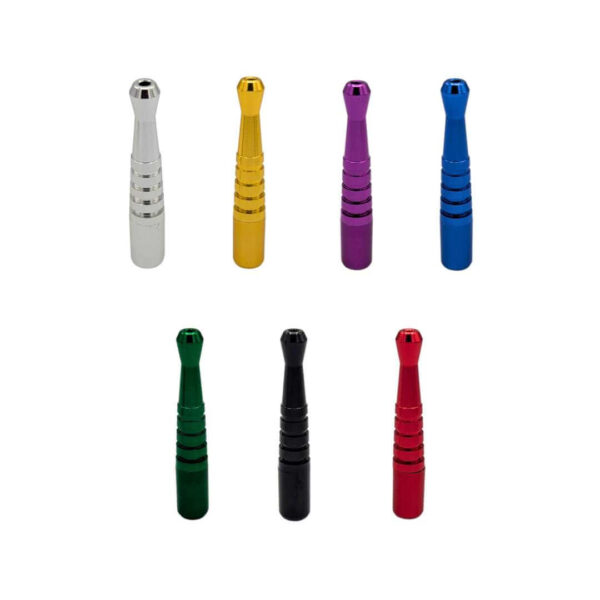 Pipa de Metal | 14 cm | Diseño Ergonómico | 7 Colores