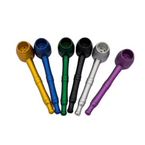 Pipa de Metal Grande | 12.7 cm | Varios Colores
