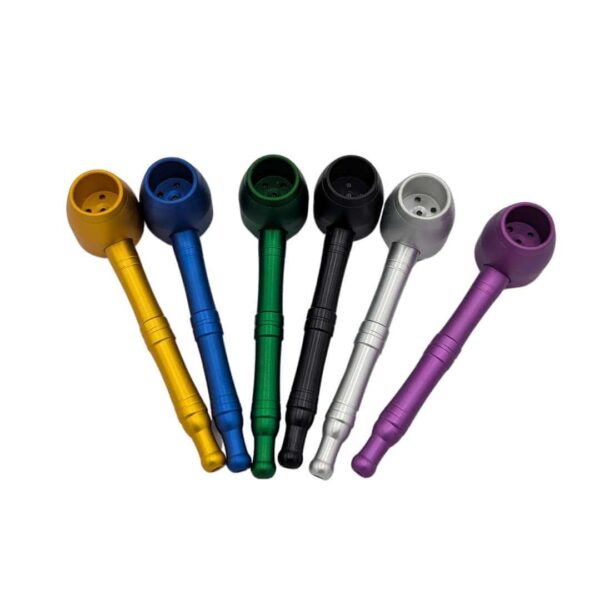 Pipa de Metal Grande | 12.7 cm | Varios Colores