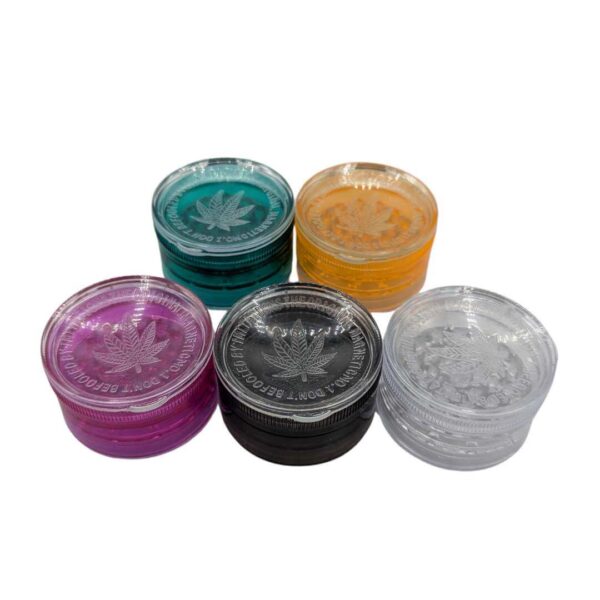 Grinder Acrílico 55mm | 4 Partes | Ligero y Resistente