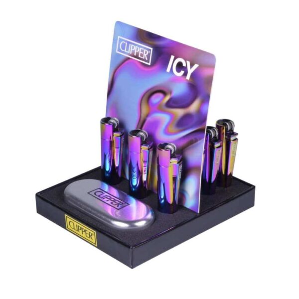 Clipper Metálico Tornasol | Encendedor Premium Recargable