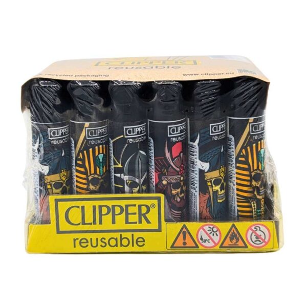 Clipper Guerreros Calaveras | Encendedores Reutilizables - Imagen 2