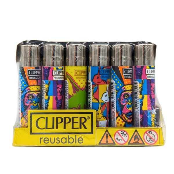 Clipper Pop Art Animales | Encendedor Reutilizable - Imagen 2