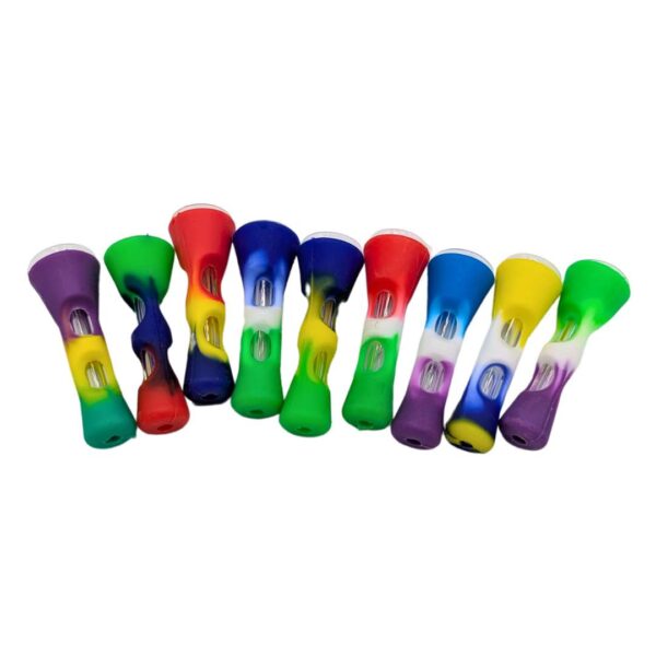 Pipa Cónica de Silicona | 6cm | Compacta y Colorida