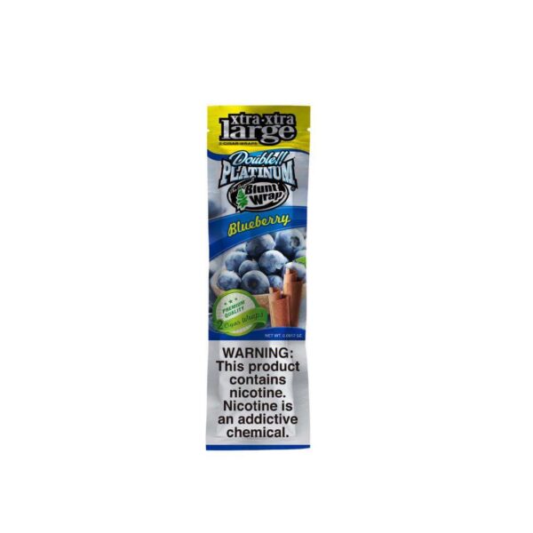 Blunt Wrap Double Platinum XXL | Blueberry - Imagen 2