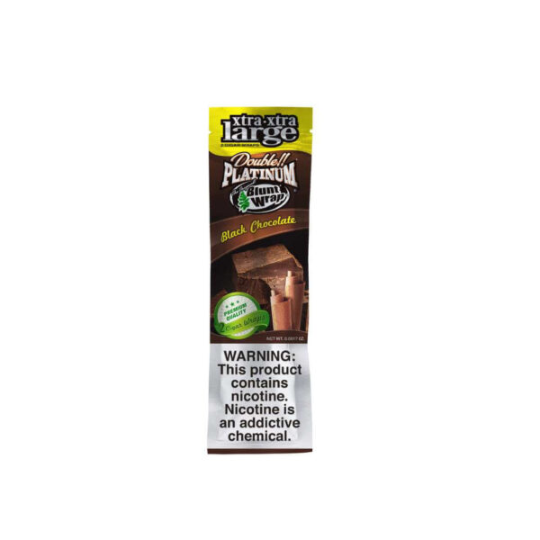 Blunt Wrap Double Platinum XXL | Black Chocolate - Imagen 2