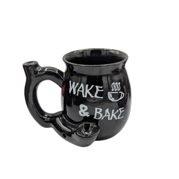 Taza Pipa de Cerámica 2 en 1 | Café y Fumada en una sola pieza - Imagen 3
