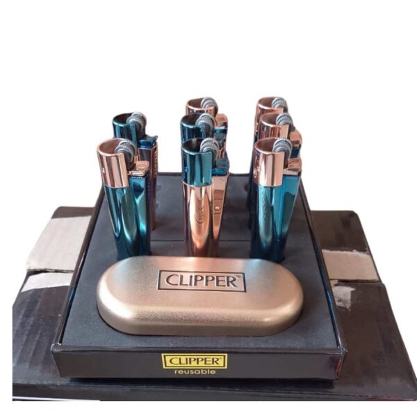 Clipper Metálico Horizons | Encendedor Premium Reutilizable - Imagen 3