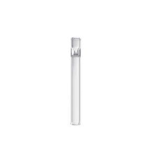 Pipa Tubo de Vidrio Transparente – 10 cm