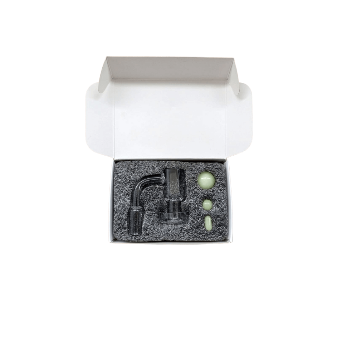 Quartz Banger Set 14mm Macho | Perlas Fluorescentes - Imagen 2