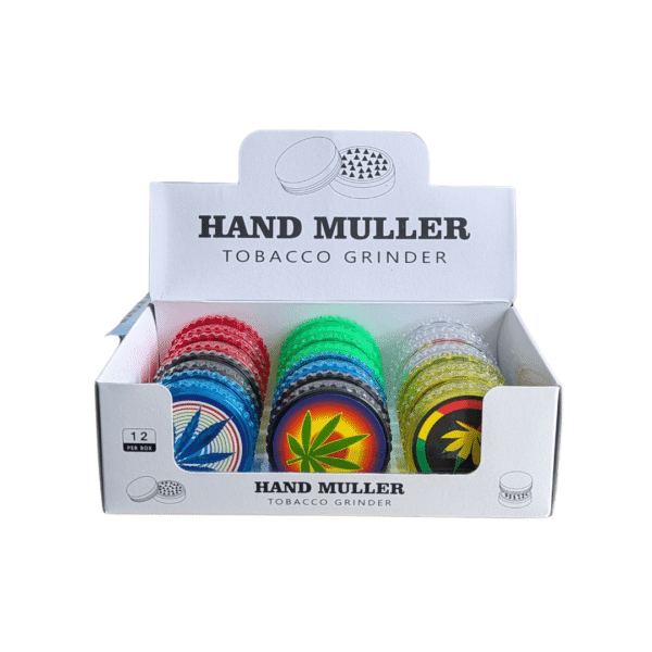 Grinder de Acrílico 60mm | 2 Partes | 12 Diseños