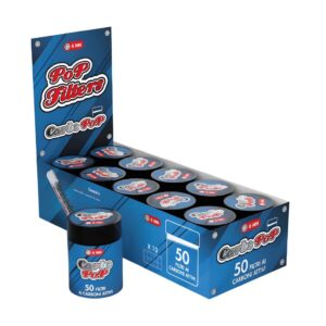 CarboPop 6 mm x 50 | Filtros de Carbón Activado Pop Filters