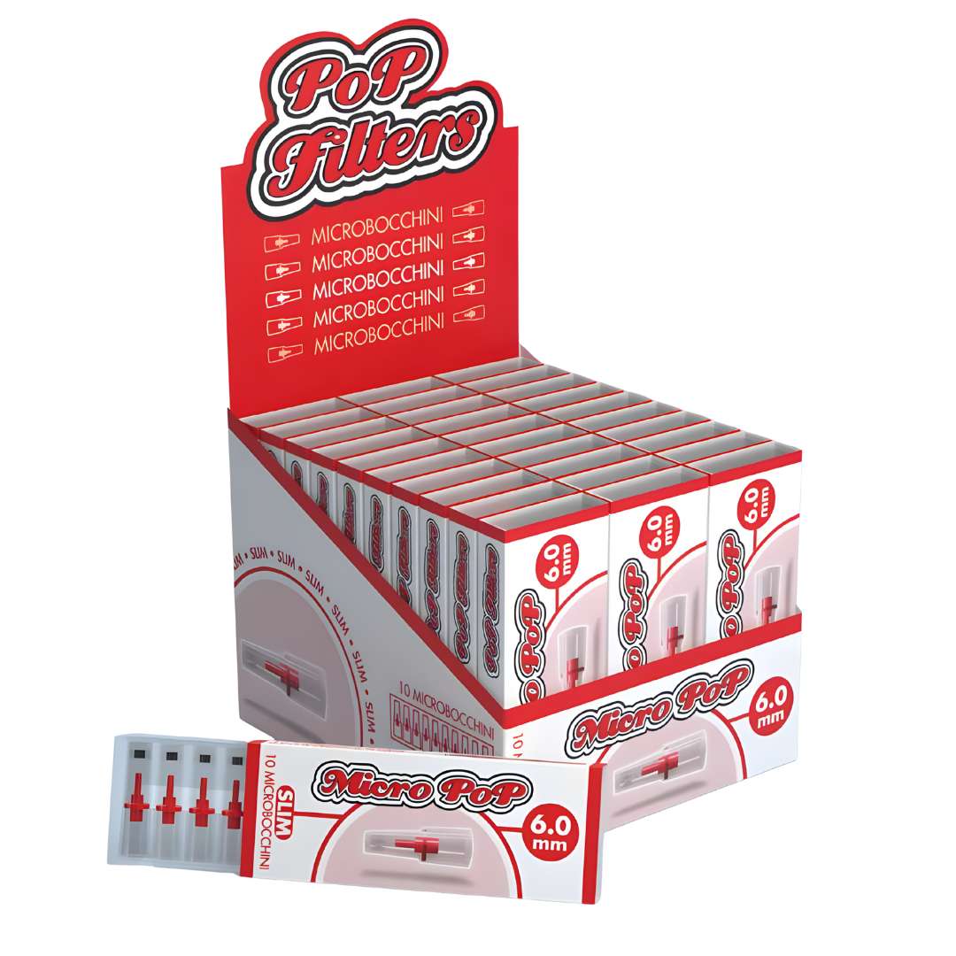 MicroPop 6 mm | Boquillas Micro para Cigarrillos y RYO