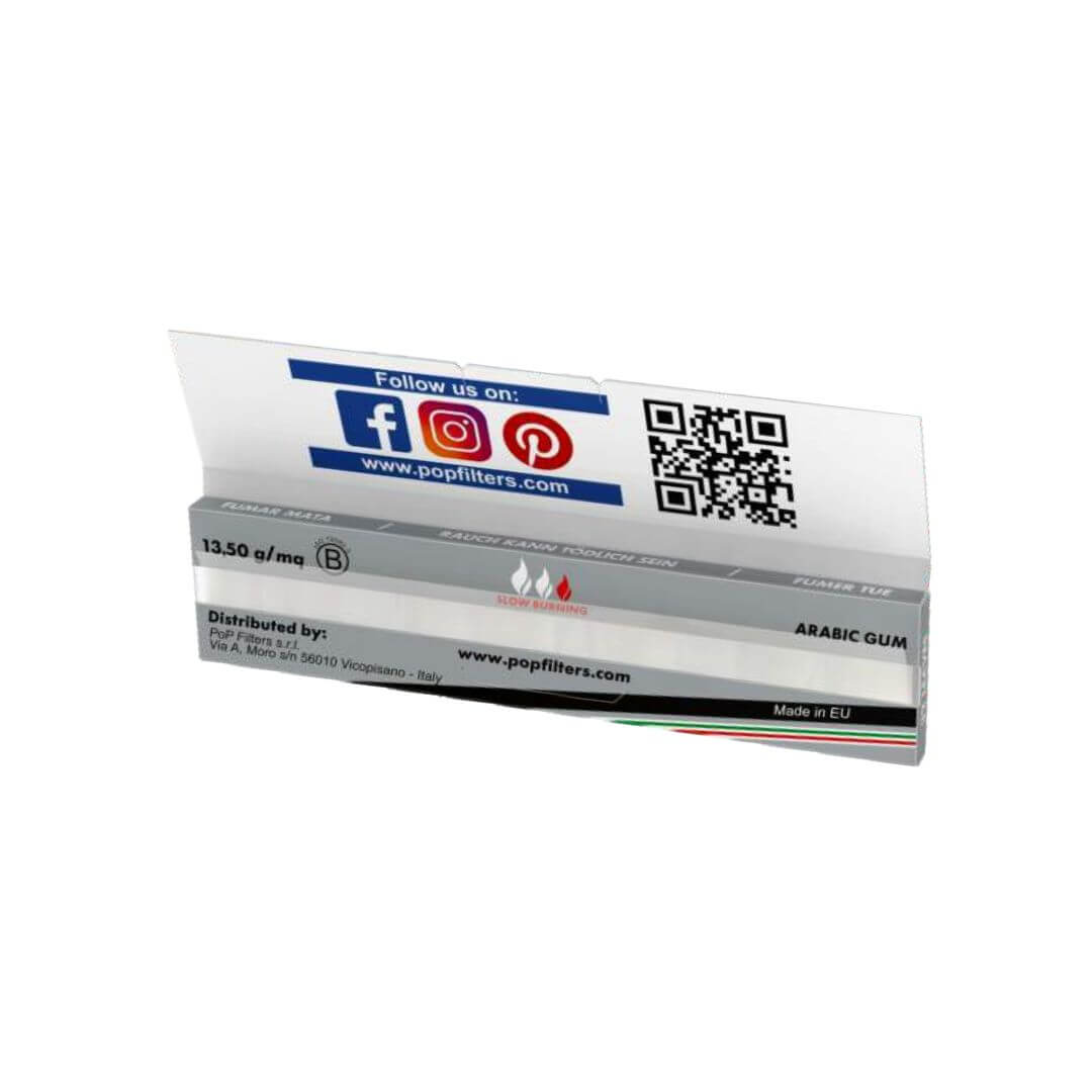 Pop Filters Slim Silver 25x | Combustión Lenta - Imagen 2