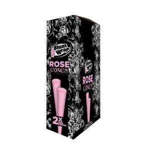 blunt wrap rose cones 2X de cáñamo sin tabaco