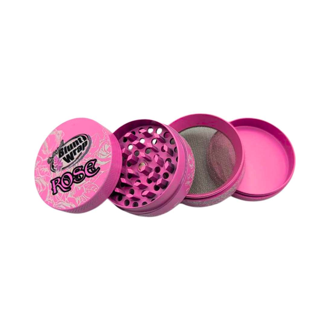 grinder blunt wrap rose 4 partes 50mm rosa
