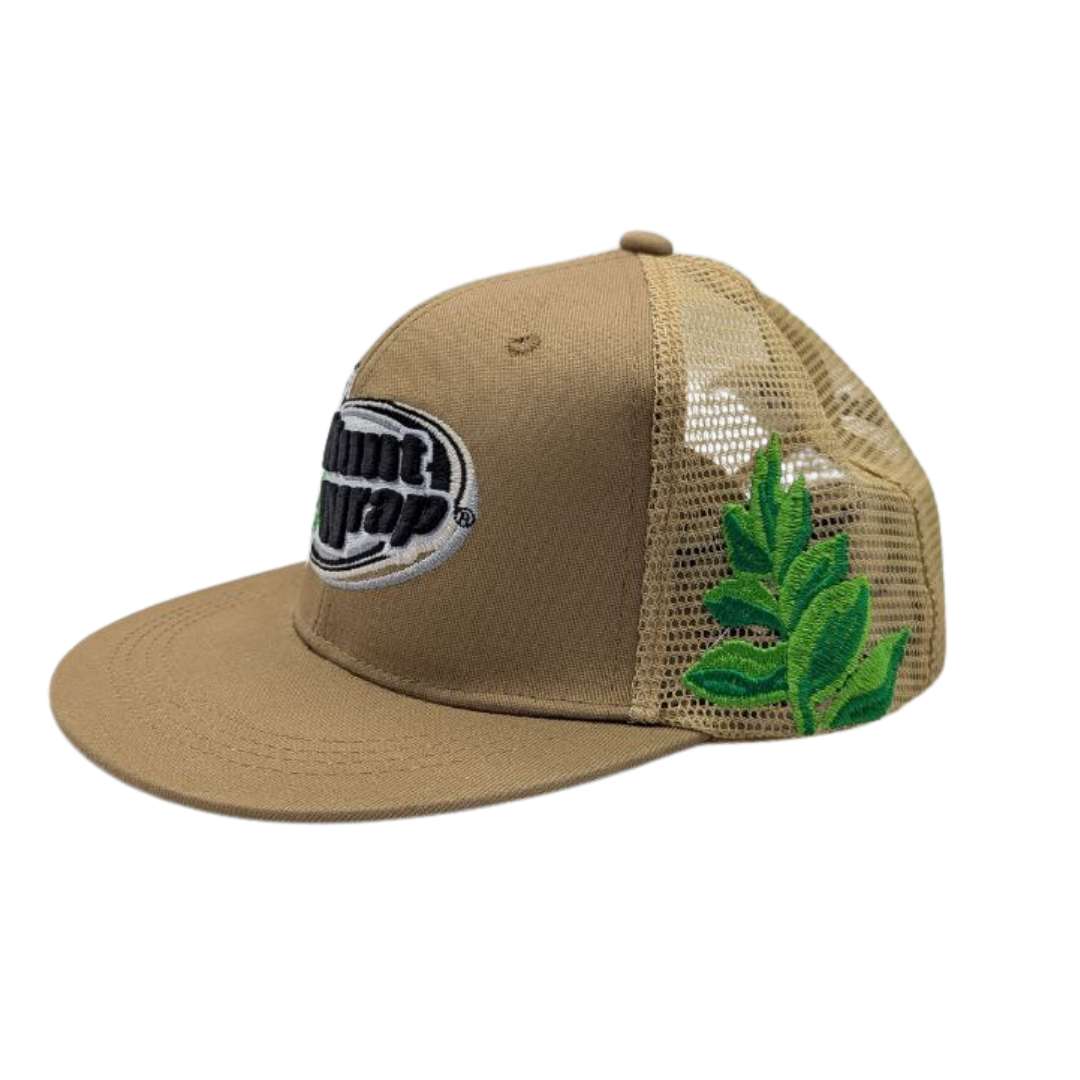 gorra snapback beige algodón