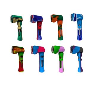 pipa de silicona desarmable 2 en 1