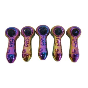 pipa de vidrio colores tornasol