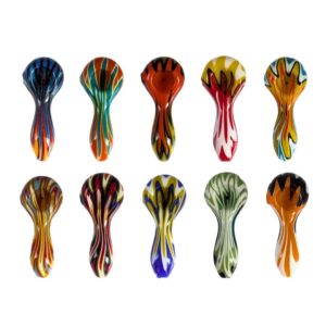 pipa de vidrio multicolor 9.5 cm