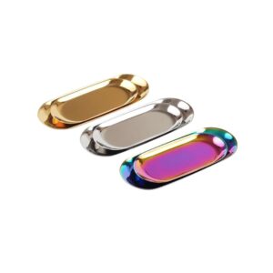 bandeja de acero inoxidable pequeña