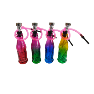 bong hookah pequeño vidrio colores degradados