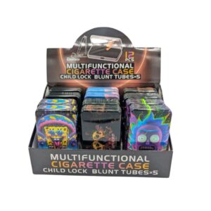 cajetilla porta conos metálica con tubos