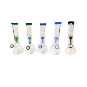 bong de vidrio de colores con difusor