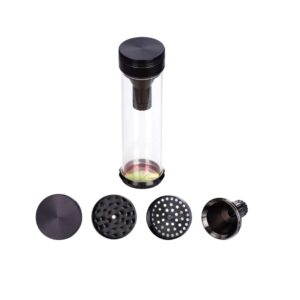 grinder alto 17 cm con depósito transparente