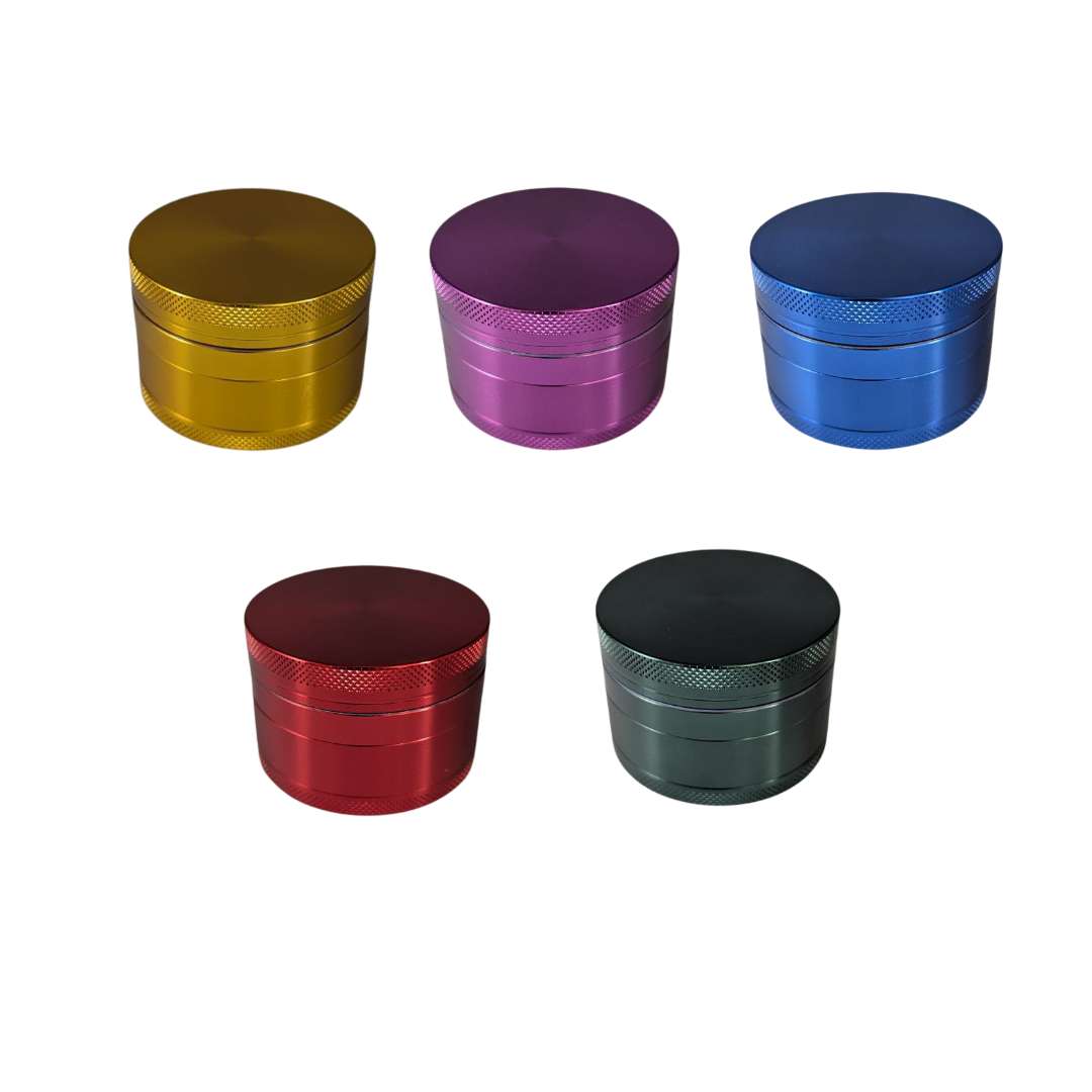 grinder aluminio cnc 63mm 4 partes premium