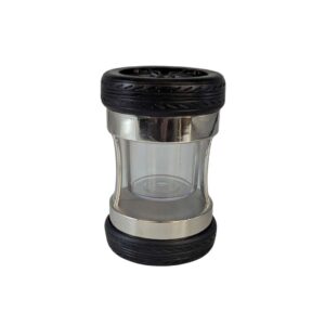 oil drum grinder con recipiente vidrio