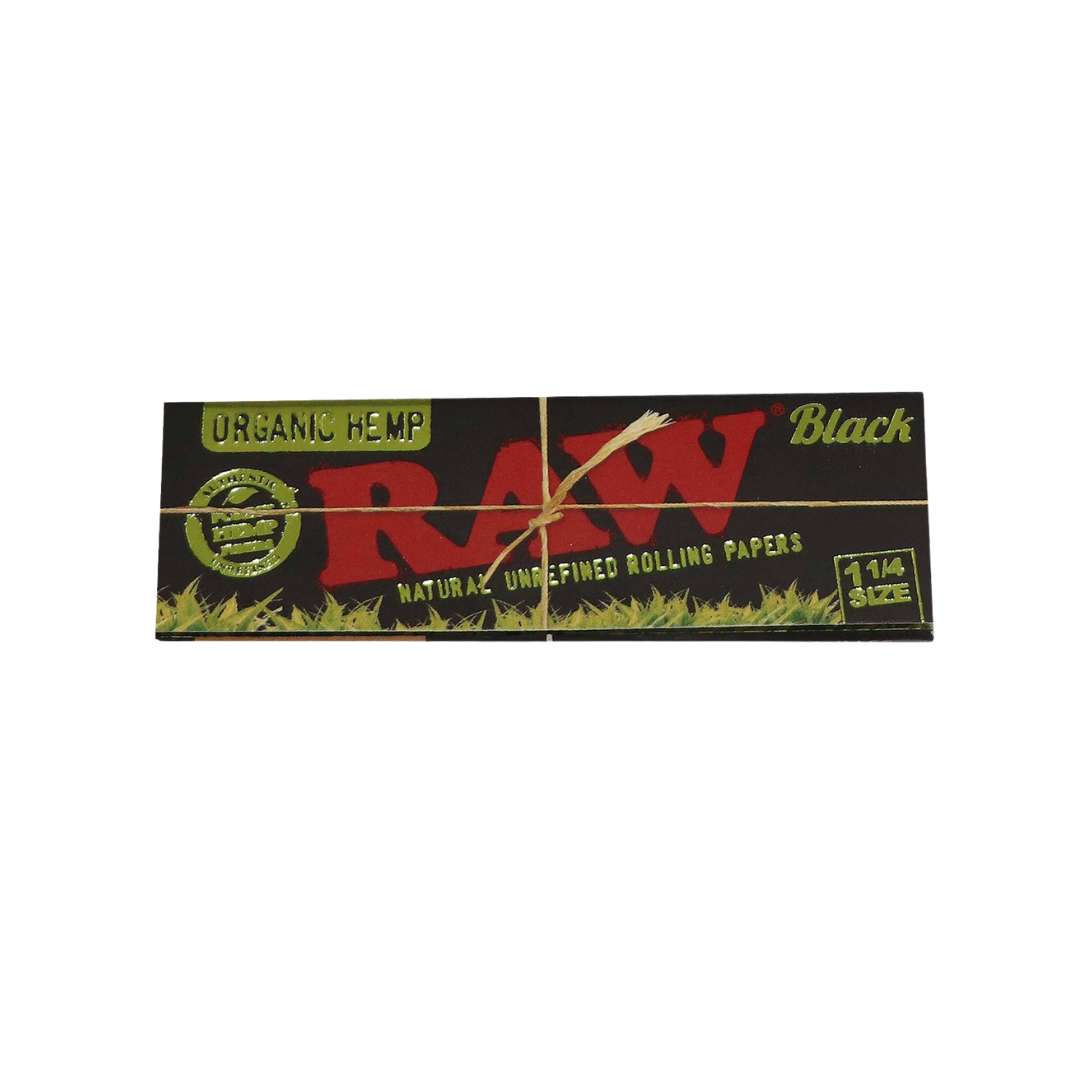 RAW Black Organic 1¼ Papers | 50 Hojas - Imagen 2