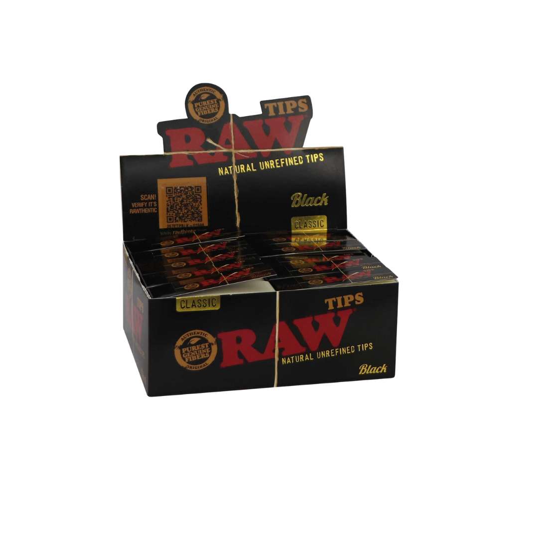 RAW Black Tips Classic 50 Hojas | Filtros Premium