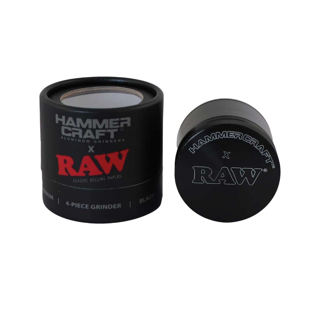 RAW x Hammercraft Grinder 55mm | Moledor Aluminio 4 Partes